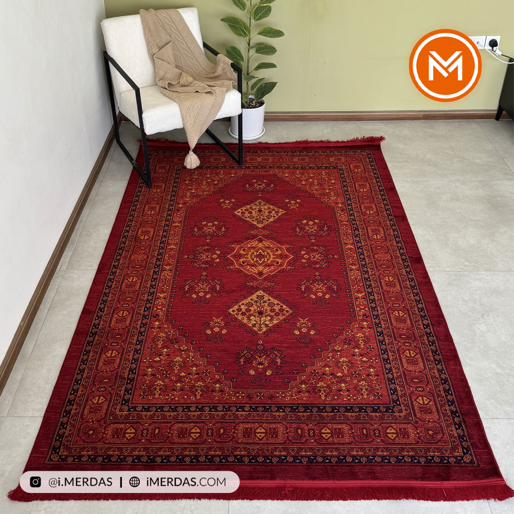 فرش گبه کد 2822 زمینه تمام رنگ